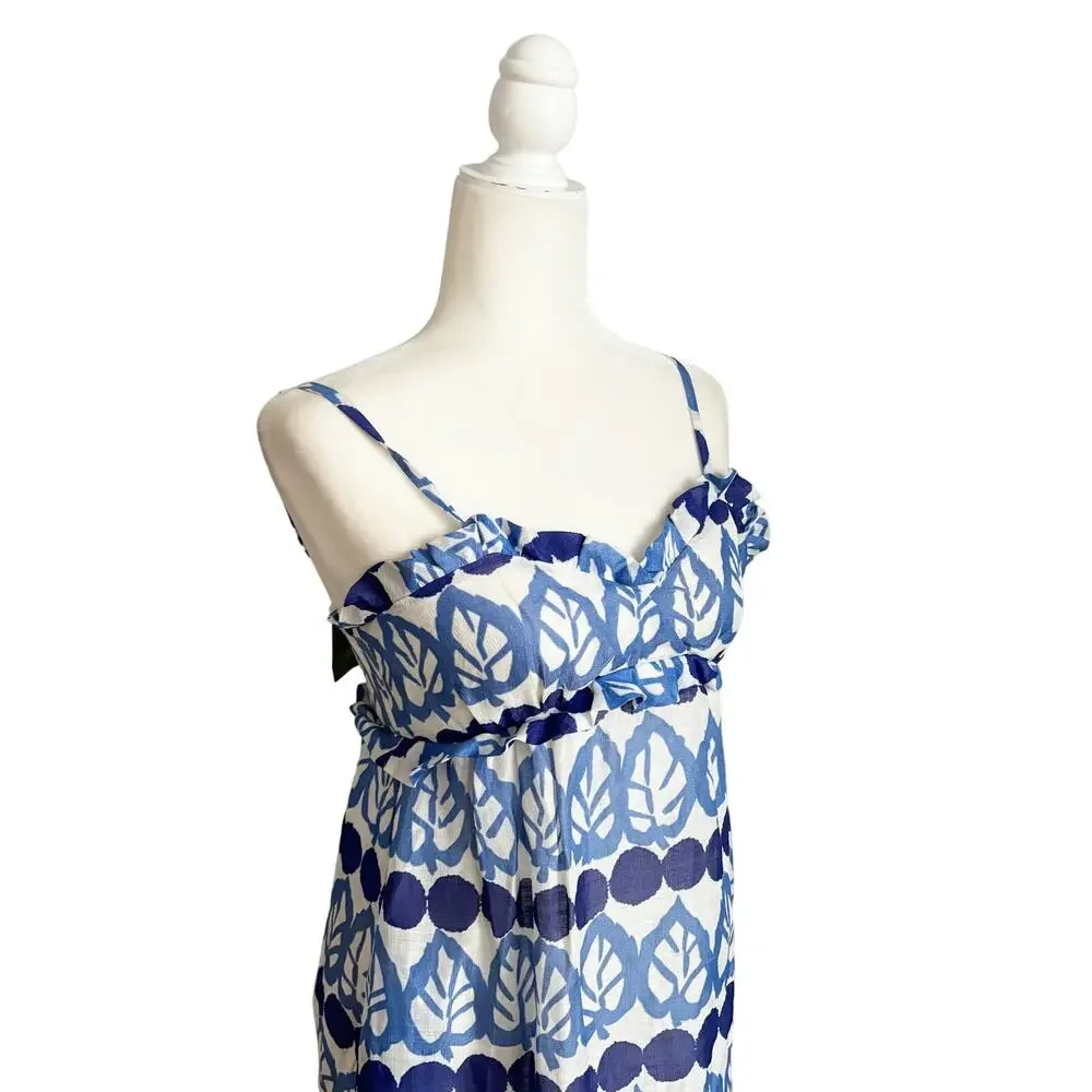 Kate Spade Madlyn Maxi Dress XS Bue NWT